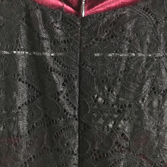 Romeo & Juliet Couture Lace & Velour Dress - Picture 4 of 9